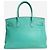Hermès Borsa Birkin 30 turchese 2008 in pelle Swift Blu - vista 4