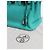 Hermès Borsa Birkin 30 turchese 2008 in pelle Swift Blu - vista 8