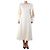 Gabriela Hearst Creme Carlotta Cape Kleid - Größe