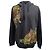Sudadera de algodón gris bordada con tigre Dolce & Gabbana