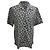 Camicia con stampa geometrica Dolce & Gabbana in cotone nero e bianco