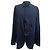 Blazer de un solo botón con bolsillos en algodón azul marino Loro Piana