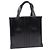 Tod's Slim Script Tote aus schwarzem Leder