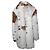 Abrigo de shearling Aurore de Nili Lotan Castaño Blanco - vista 2