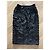 Falda Chanel efecto envolvente de piel negra con CC Negro - vista 14