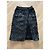 Falda Chanel efecto envolvente de piel negra con CC Negro - vista 3