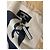 Stola Chanel in cashmere e seta blu marino ed ecru Blu navy - vista 5