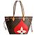 Louis Vuitton Borsa a spalla Neverfull MM Canvas Game On, marrone - vista 6