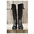 Autre Marque Botas Emanuélle Vee de cuero negro - vista 5