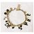 Delizioso bracciale DOLCE & GABBANA acciaio dorato charms "Desire" Nero Bianco D'oro - vista 6
