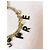 Delizioso bracciale DOLCE & GABBANA acciaio dorato charms "Desire" Nero Bianco D'oro - vista 7