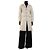 Bottega Veneta Cremefarbener schwerer Boucle-Mantel - Größe UK 4 Roh