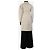 Bottega Veneta Cremefarbener schwerer Boucle-Mantel - Größe UK 4 Roh - Ansicht 2