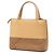 Borsa Tote in pelle e suede marrone Burberry Caramello - vista 2