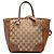 Borsa Bree piccola in tela GG marrone di Gucci Beige
