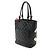 CHANEL Cambon Medium Schultertasche Schwarz Weiß - Ansicht 3