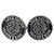 Gemelli Medaglione Louis Vuitton Argento