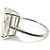 Autre Marque NEUER SOLITÄR-DIAMANTRING EMERALD CUT 7CT GRÖSSE 55 18K WEISSGOLD Silber - Ansicht 3