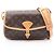 Borsa a Spalla Sologne Monogram Louis Vuitton Marrone Monogramma