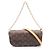 Borsa a catena in pelle Ivy Wallet di Louis Vuitton Marrone