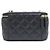 Borsa a spalla in agnello nero Chanel AP3204 - vista 2