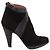 Alaïa Schwarze Wildlederstiefel