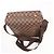 Borsa a Spalla Louis Vuitton Naviglio Damier Ebene in Marrone N45255 - vista 7