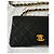 Chanel Borsa a rabat in agnello trapuntato nero - vista 4