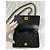 Chanel Borsa a rabat in agnello trapuntato nero - vista 7