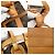 Zaino Randonnee Monogram in Canvas GM Louis Vuitton Marrone - vista 6