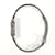 Montre à quartz en acier inoxydable Hermès Clipper CL4.210  - vue 3