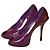 Dior Ankle Boots aus Lackleder Lila Größe 36 Dunkelviolett