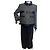 Chanel 17B Metropolitan Checker Sequin Leather Trim Zip Up Jacket FR 42 Black White - view 12