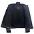 Chanel 17B Metropolitan Checker Sequin Leather Trim Zip Up Jacket FR 42 Black White - view 14