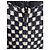 Chanel 17B Metropolitan Checker Sequin Leather Trim Zip Up Jacket FR 42 Black White - view 5