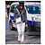 Chanel 17B Metropolitan Checker Sequin Leather Trim Zip Up Jacket FR 42 Black White - view 9