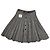 Falda plisada Hermès gris de lana y angora