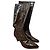 Botas Balenciaga de charol marrón Marrón oscuro