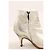 Maison Martin Margiela Botas de cuero plateadas Plata - vista 4