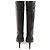 Chanel Botas western de cuero negras Negro - vista 2