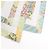 Hermès Fazzoletto Carré 90 "MARBLE EX-LIBRIS" in cashmere e seta multicolore Grigio - vista 3