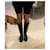 Increíbles Botas Givenchy Shark Lock Negro  - vista 2