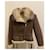 Increíble abrigo de shearling Dior Castaño  - vista 4