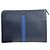 Prada Saffiano Clutch Tasche Blau Marineblau - Ansicht 3