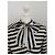 Blusa Liu.Jo a rayas con cuello de lazo negro blanco - vista 2