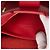 Borsa tote Downtown in pelle rossa con monogramma Saint Laurent Rosso - vista 6