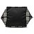 Borsa in nylon con motivo check nero Burberry - vista 3