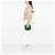 Bottega Veneta Mini Jodie in shearling verde - vista 10