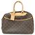 Bolso de mano Bowling Vanity Monogram Louis Vuitton Castaño
