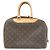 Bolso de mano Bowling Vanity Monogram Louis Vuitton Castaño - vista 2